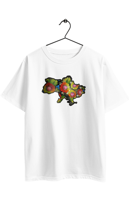 Oversized t-shirt with prints Spravzhnya Ukraine. Barvie, beauty, colors, kviti, leafing through, mood, petals, spravzhnya ukraine. 2070702
