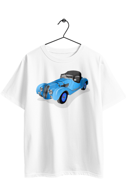 Oversized t-shirt with prints Car. Auto, car, classic, old, old machine. 2070702