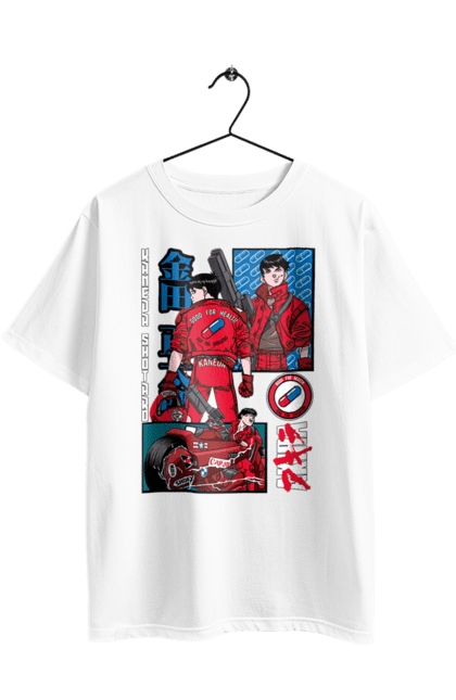 Футболка оверсайз з принтом "Акіра Шьотаро Канеда". Akira, shotaro kaneda, акіра, кіберпанк, шьотаро канеда. 2070702