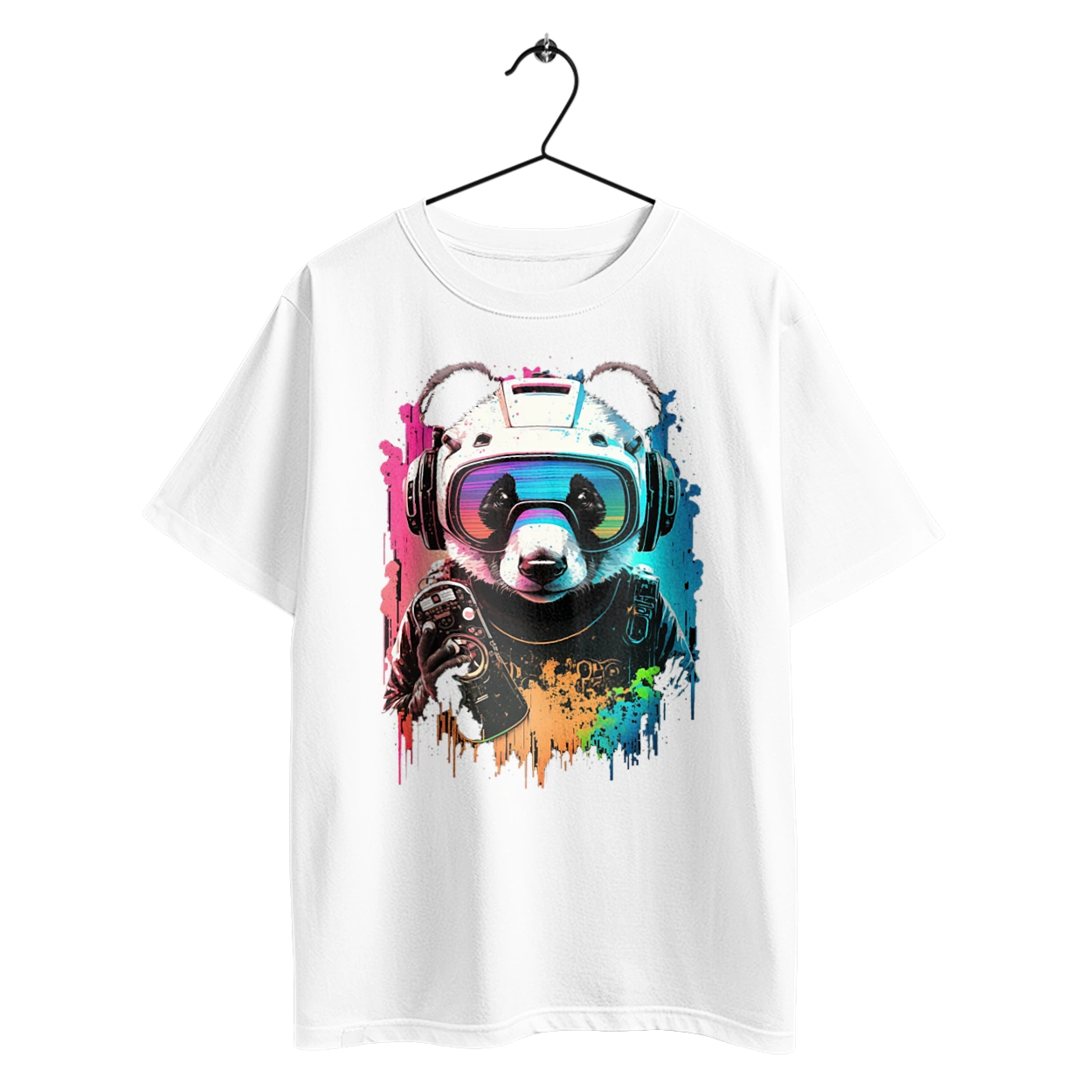 Панда в VR шлеме