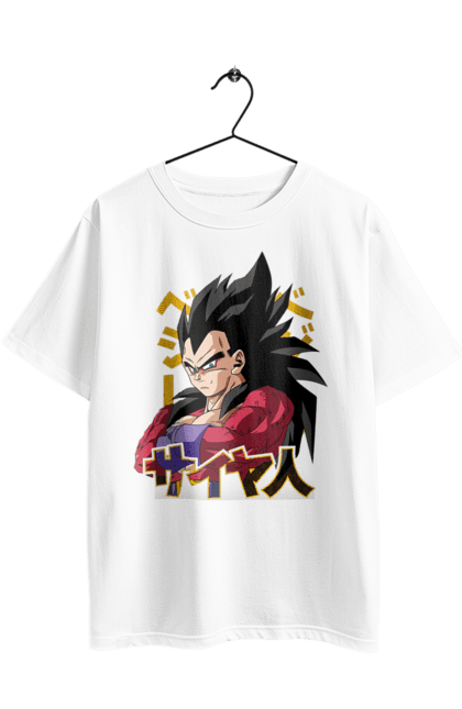 Футболка оверсайз з принтом "Перли дракона Вегета". Anime, dragon ball, goku, manga, vegeta, аніме, вегета, гоку, манга, перли дракона. 2070702