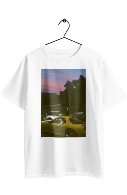Футболка оверсайз з принтом "Авто". 2022, авто, автомобілі, механик, стиль. 2070702
