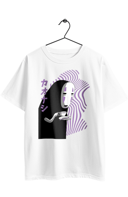 Oversized t-shirt with prints Spirited Away Kaonashi. Faceless, kaonashi, spirited away. 2070702