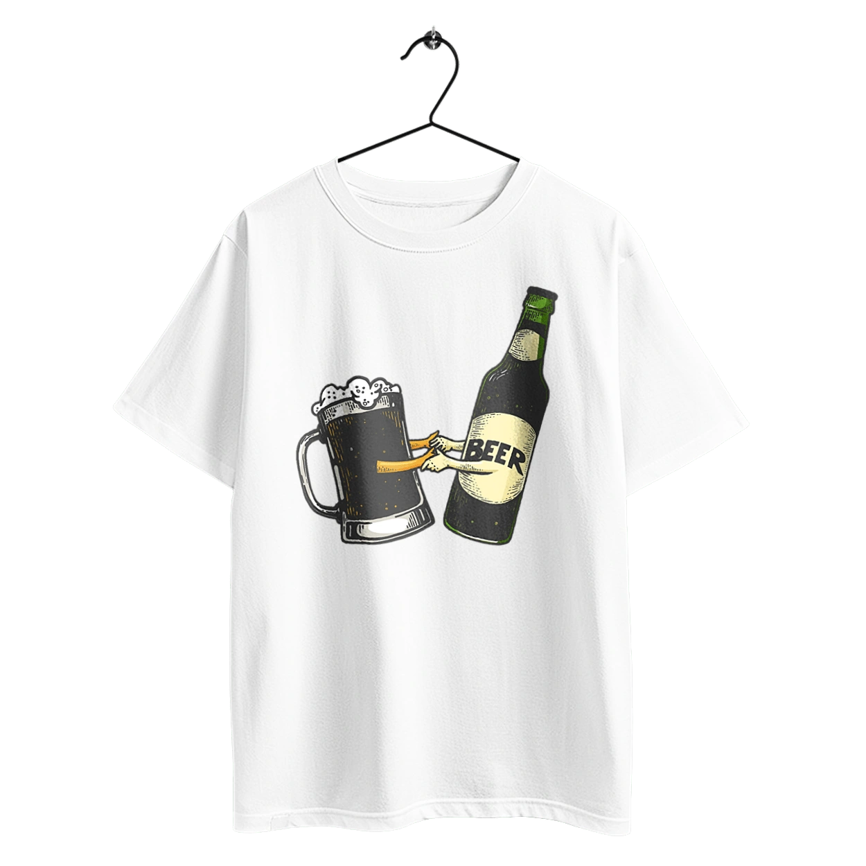 Bottle Of Beer With A Glass Of Beer