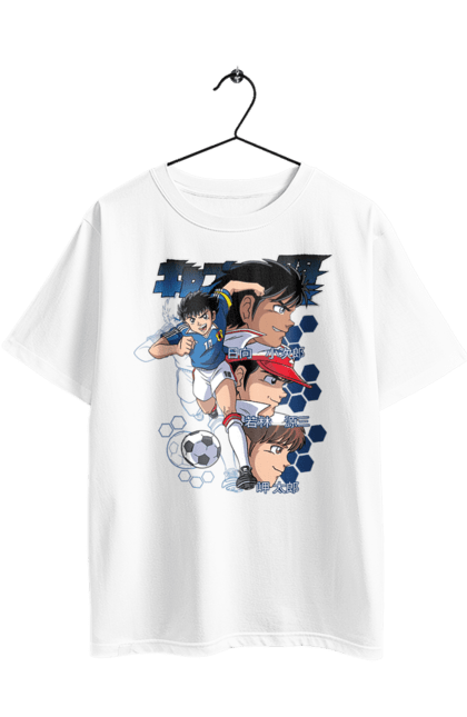 Футболка оверсайз з принтом "Капітан Цубаса". Anime, captain tsubasa, аніме, джамп, капітан цубаса, манга, цубаса одзора. 2070702