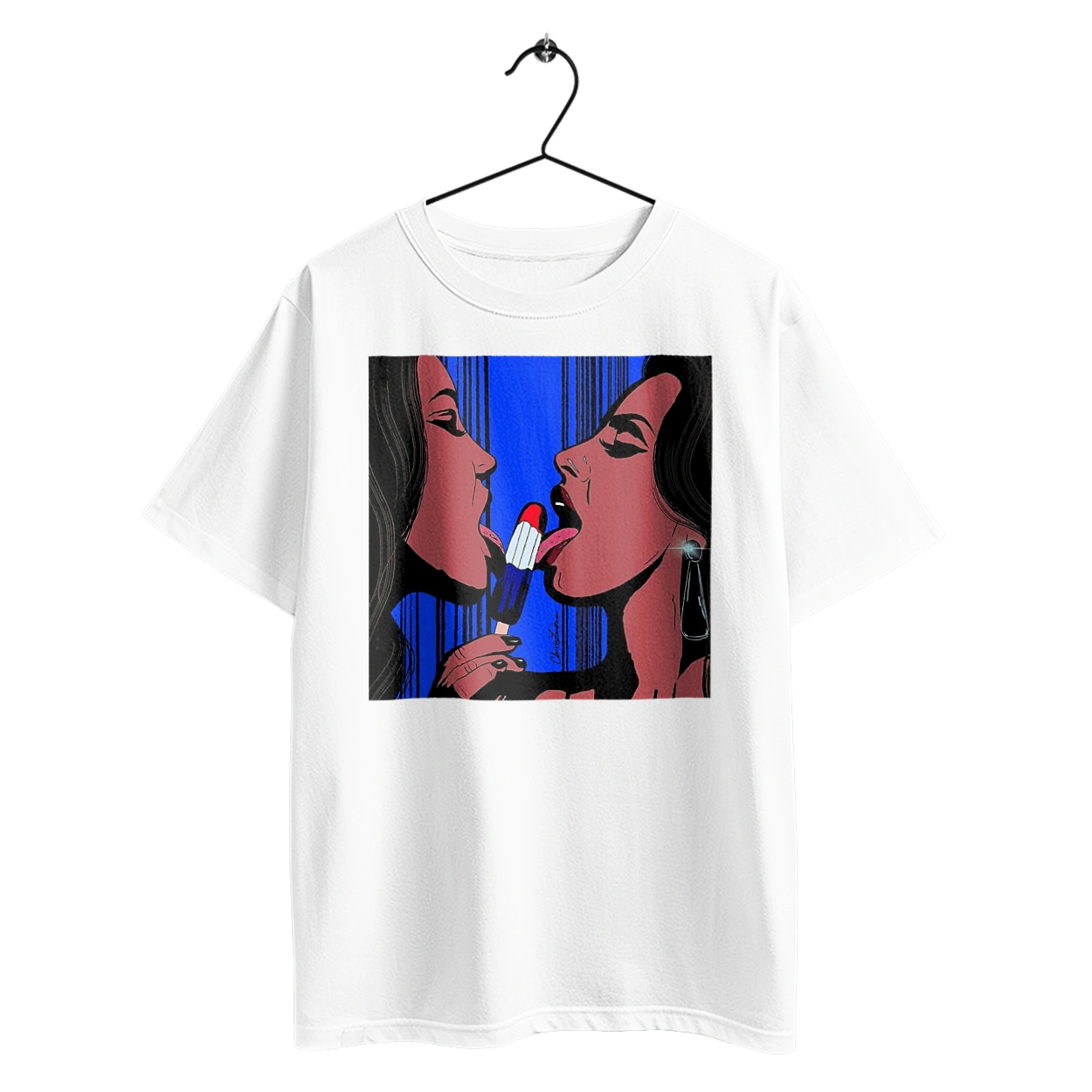 Girls Lick Ice Cream