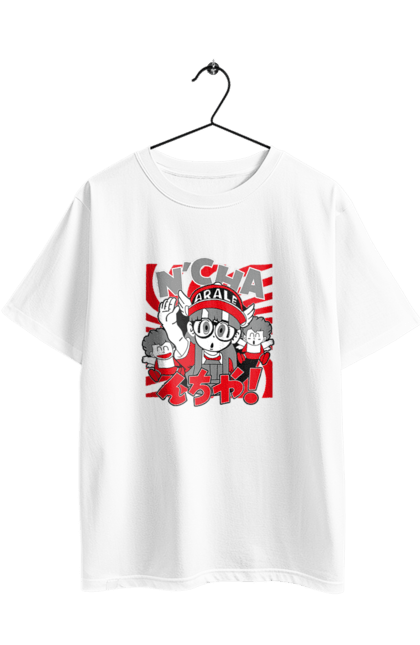 Oversized t-shirt with prints Dr. Slump Arale Norimaki. Anime, arale norimaki, doctor slump, dr. slump, manga. 2070702