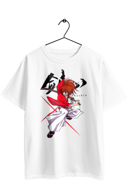 Oversized t-shirt with prints Rurouni Kenshin Himura. Anime, himura kenshin, kenshin himura, manga, rurouni kenshin, samurai, samurai x. 2070702