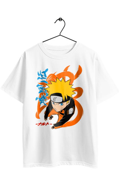 Футболка оверсайз з принтом "Наруто". Naruto, аніме, манга, наруто, ніндзя, персонаж, серіал. 2070702