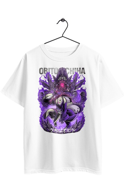 Футболка оверсайз з принтом "Наруто Учіха Обіто". Naruto, obito, obito uchiha, аніме, манга, наруто, обіто, серіал, учіха, учіха обіто. 2070702