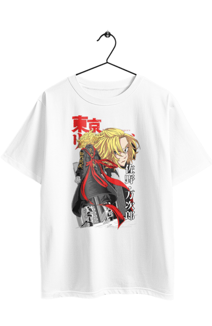 Футболка оверсайз з принтом "Токійські месники Майкі". Tokyo revengers, аніме, майкі, манга, манджиро сано, серіал, токійска свастика, токійські месники, фільм. 2070702