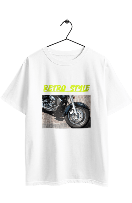 Oversized t-shirt with prints Moto2. Bike, motorbike, retro, road, speed, style. 2070702