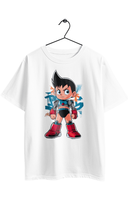 Футболка оверсайз з принтом "AstroBoy". Astro boy, андроїд, аніме, манга, могутній атом, пригоди, робот, серіал, фантастика. 2070702