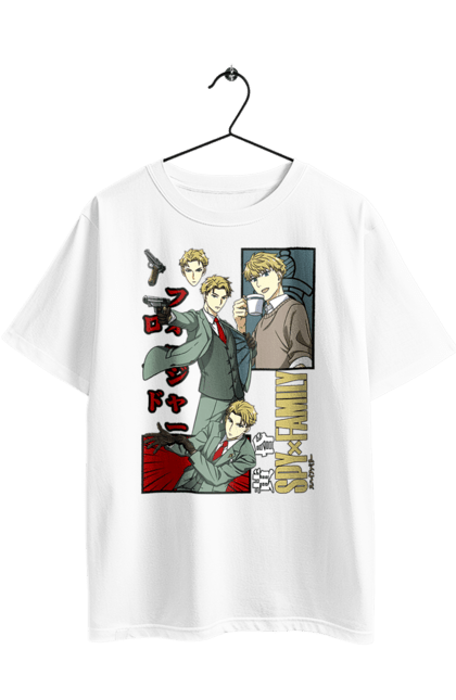 Футболка оверсайз з принтом "Сім'я шпигуна Лойд". Spy x family, аниме, аня, йор, лойд, манга, сім я шпигуна. 2070702