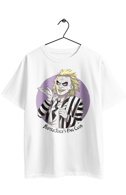 Oversized t-shirt with prints Beetlejuice. Beetlejuice, comedy, ghost, horror, movie, tim burton, warner bros. 2070702