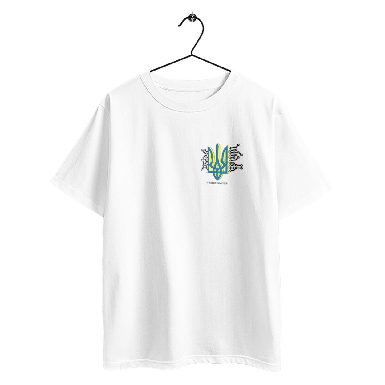 Freedom heart processor. Yellow and blue.