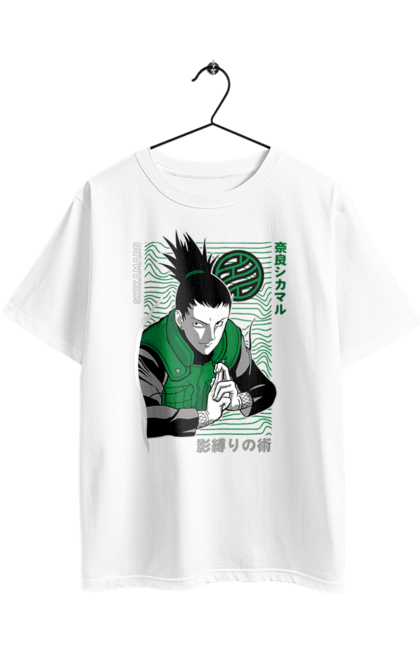 Футболка оверсайз з принтом "Шикамару". Naruto, shikamaru, shikamaru nara, аніме, манга, наруто, шикамару, шикамару нара. 2070702