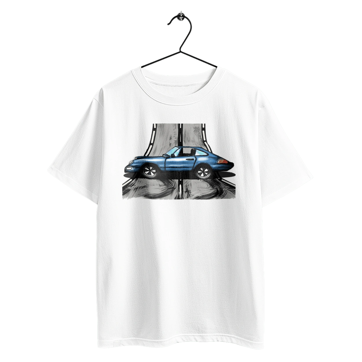 Sports Car On The Road