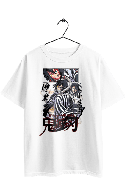 Футболка оверсайз з принтом "Винищувач Демонів Обанай". Demon slayer, kimetsu no yaiba, obanai iguro, аніме, винищувач демонів, манга, обанай, обанай ігуро, серіал. 2070702
