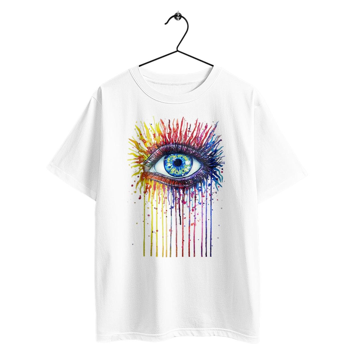Colorful Flowing Eye