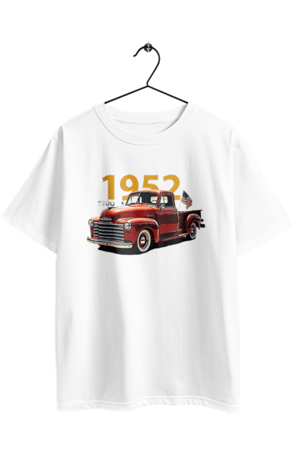 Oversized t-shirt with prints Chevrolet 3100. Auto, car, chevrolet, chevrolet 3100, pickup, truck. 2070702