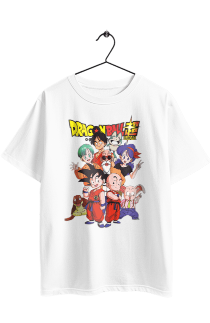 Футболка оверсайз з принтом "Перли дракона". Anime, dragon ball, goku, manga, vegeta, аніме, вегета, гоку, манга, перли дракона. 2070702