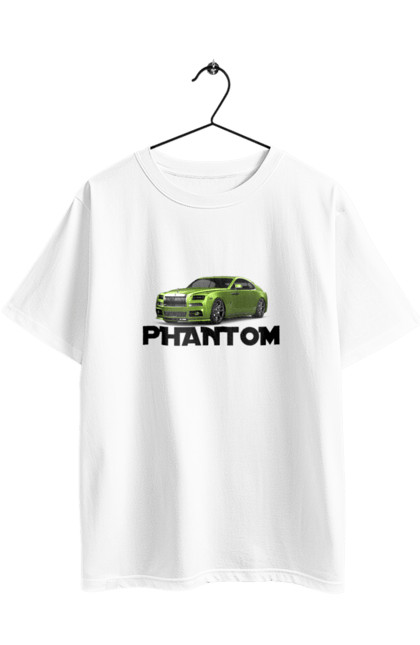 Футболка оверсайз з принтом "Ролс ройс". Авто, автомобіль, люкс клас, ролс ройс, седан, фантом. 2070702