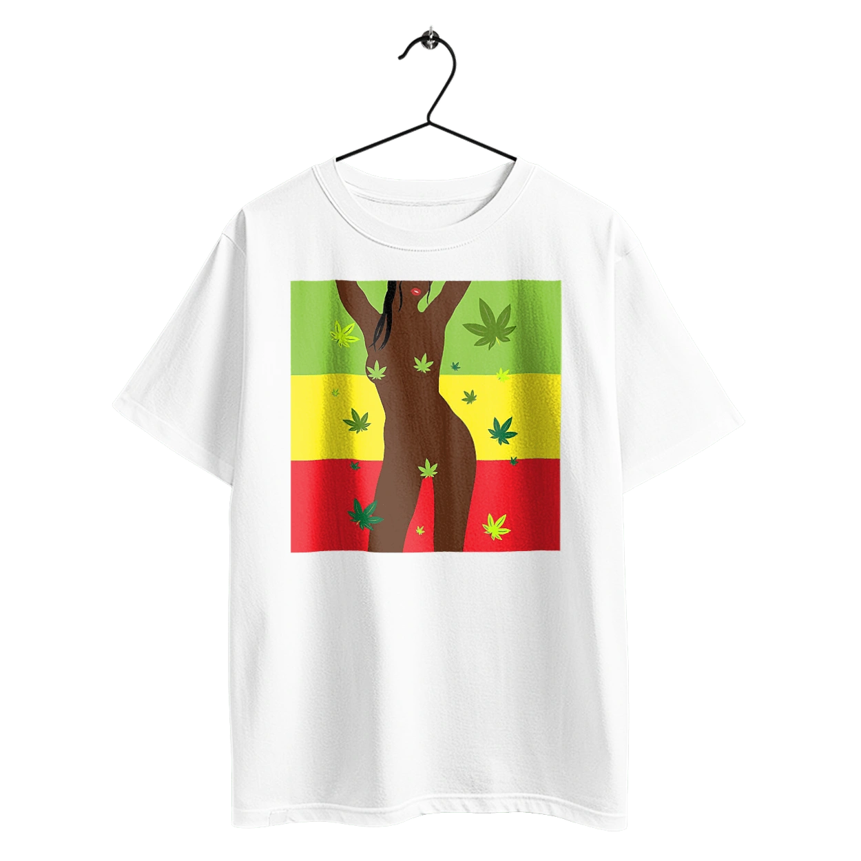 Гола Дівчина І Конопля