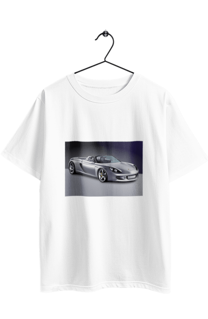 Oversized t-shirt with prints Auto.2. Auto, color image, compartment, photo, sports car. 2070702