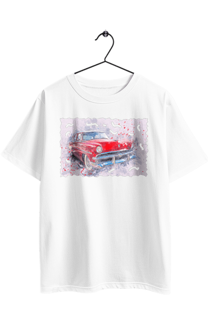 Футболка оверсайз з принтом "Автомобільний газ". Gaz, автомобиль, автомобільний газ, дорога, колесо, перемога. 2070702