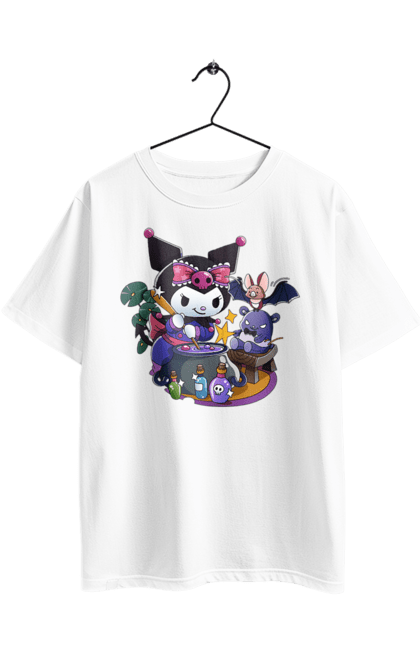 Футболка оверсайз з принтом "Хелло Кітті Куромі". Hello kitty, аніме, куромі, моя мелодія, персонаж, санріо, хелло кітті. 2070702