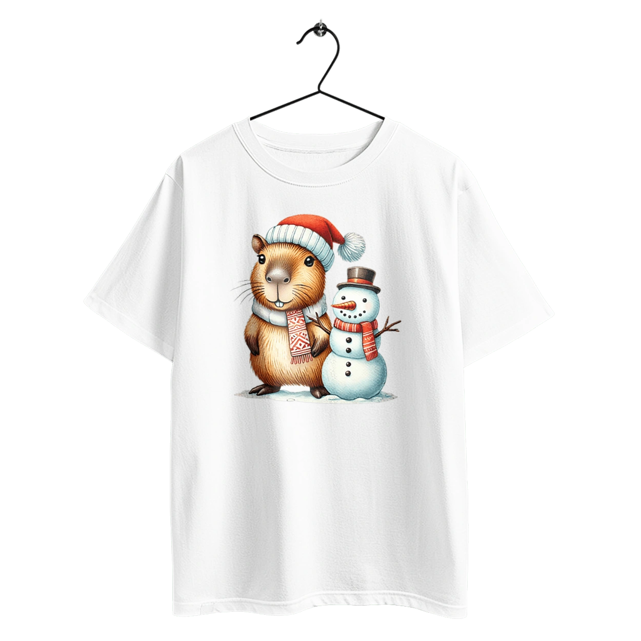 Capybara and Snowman