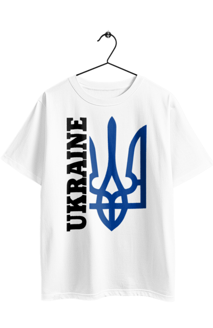 Футболка оверсайз з принтом "Герб України". Герб, україна. 2070702