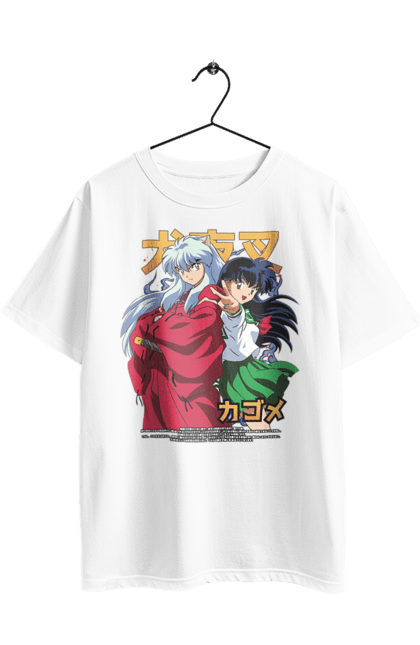 Футболка оверсайз з принтом "Inuyasha". Anime, inuyasha, manga, rumiko takahashi, аніме, демон охоронець, манга, руміко такахасі. 2070702