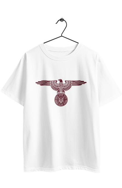 Футболка оверсайз з принтом "Герб і Орел". Герб, герб україни, орел, патріотичне, україна, українська символіка, українське. 2070702