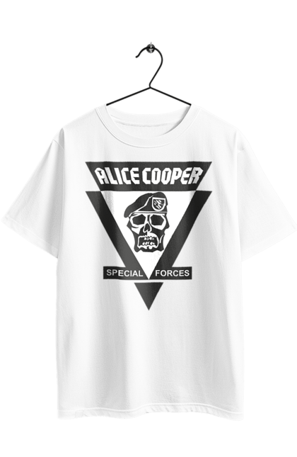 Футболка оверсайз з принтом "Еліс Купер". Alice cooper, актор, еліс купер, музикант, рок, рок музикант, хард рок, хеві метал. 2070702