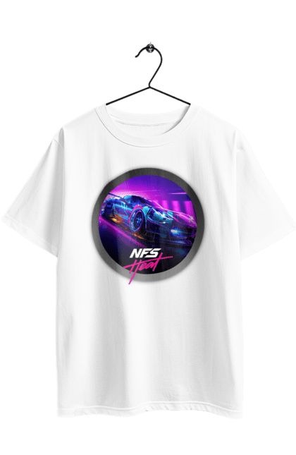Футболка оверсайз з принтом "Need for speed Heat". Heat, need, need for speed, nfs, speed, unbound, нид, нфс, спид, фор. 2070702