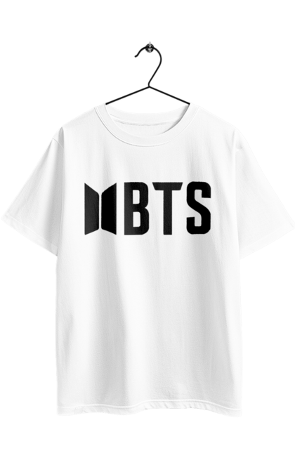 Футболка оверсайз з принтом "BTS". Beyond the scene, bts, k pop, бтс, група, к-поп, музика, музичний гурт. 2070702