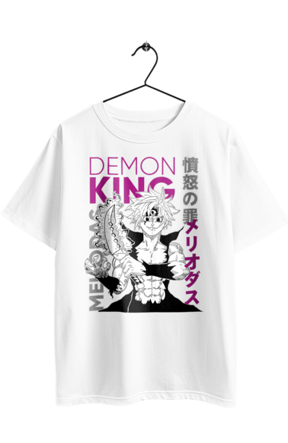Oversized t-shirt with prints Seven Deadly Sins Meliodas. Anime, dragon sin, manga, meliodas, seven deadly sins. 2070702