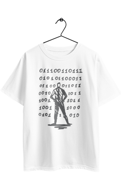 Футболка оверсайз з принтом "Програміст". Angular, c, css, html, it, javascript, jquery, php, python, react, svelt, vue, айтишник, айті, гумор, код, кодувати, прогер, програміст, програмісти, ти ж, ти ж програміст, тиж програміст. 2070702