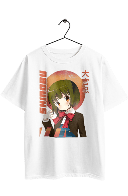 Футболка оверсайз з принтом "Золота мозаїка Шинобу Омія". Anime, kiniro mosaic, kinmoza, manga, shinobu omiya, аніме, золота мозаїка, манга, шинобу, шинобу омія. 2070702