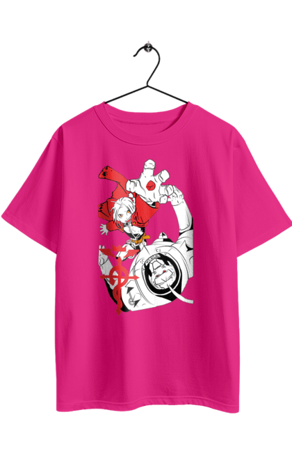 Футболка оверсайз з принтом "Сталевий Алхімік". Fullmetal alchemist, альфонс елрік, аніме, едвард елрік, комедія, манга, ранобе, сталевий алхімік, стімпанк. 2070702