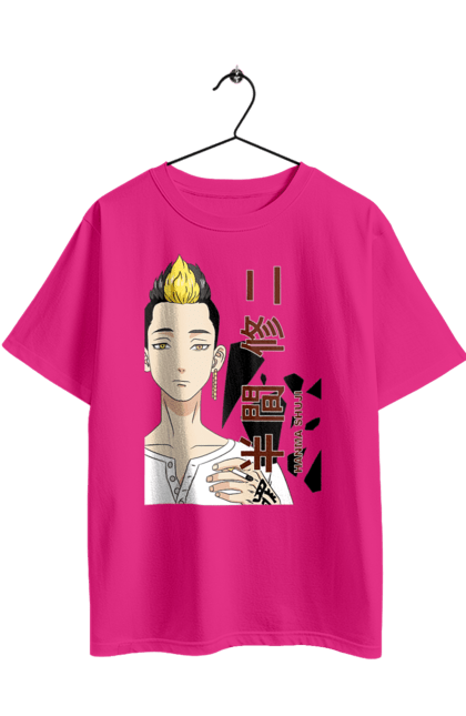 Футболка оверсайз з принтом "Токійські месники Ханма". Tokyo revengers, аніме, манга, серіал, токийские мстители ханма, токійска свастика, токійські месники, фільм, ханма. 2070702