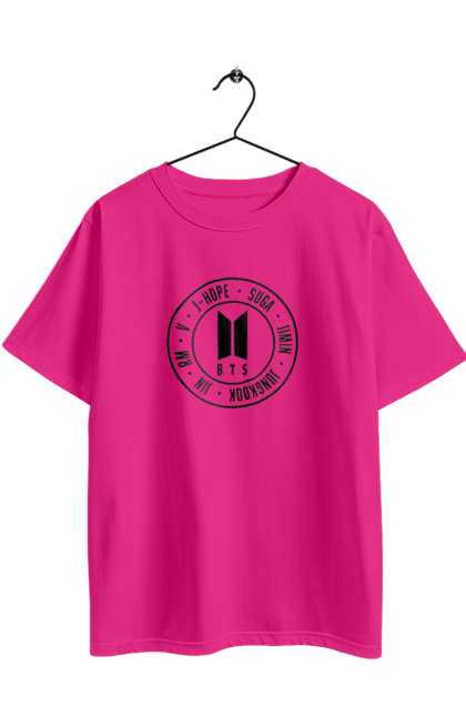 Футболка оверсайз з принтом "BTS". Beyond the scene, bts, k pop, бтс, група, к-поп, музика, музичний гурт. 2070702