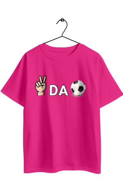 Футболка оверсайз з принтом "Ребус піс да бол". Гумор, мем, писдабол, прикольна, ребус, смішна. 2070702