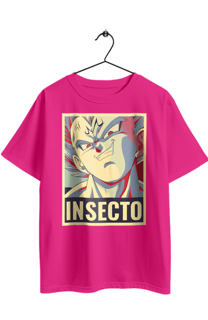 Футболка оверсайз з принтом "Перли дракона Вегета". Anime, dragon ball, goku, manga, vegeta, аніме, вегета, гоку, манга, перли дракона. 2070702