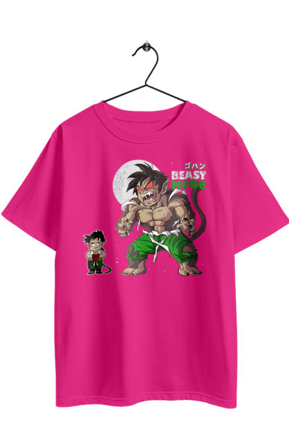 Футболка оверсайз з принтом "Перли дракона Гохан". Anime, dragon ball, goku, manga, аніме, гоку, гохан, манга, перли дракона. 2070702