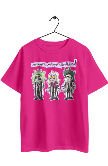 Oversized t-shirt with prints Beetlejuice. Beetlejuice, comedy, ghost, horror, movie, tim burton, warner bros. 2070702
