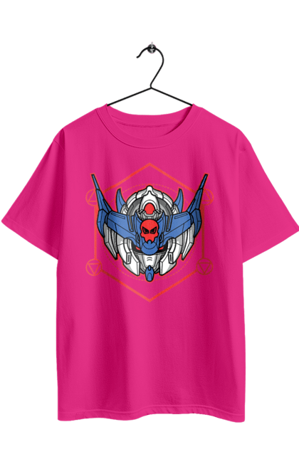 Футболка оверсайз с принтом Голова робота убийцы. Killer, killer robot, robot, голова робот, киборг, техника, убийца. 2070702