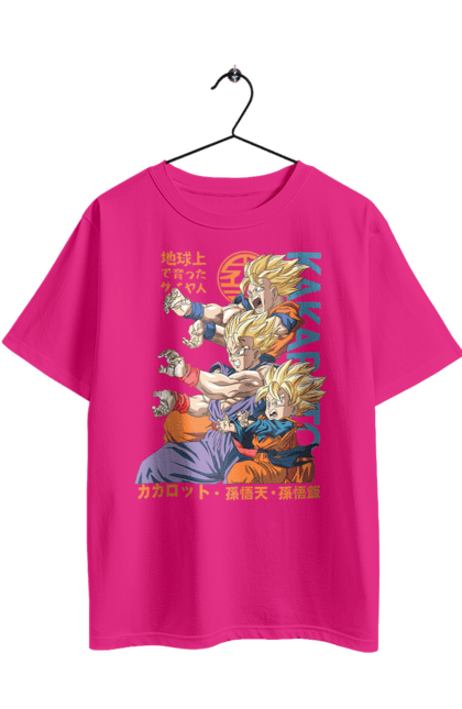 Футболка оверсайз з принтом "Перли дракона". Anime, dragon ball, goku, manga, vegeta, аніме, вегета, гоку, манга, перли дракона. 2070702